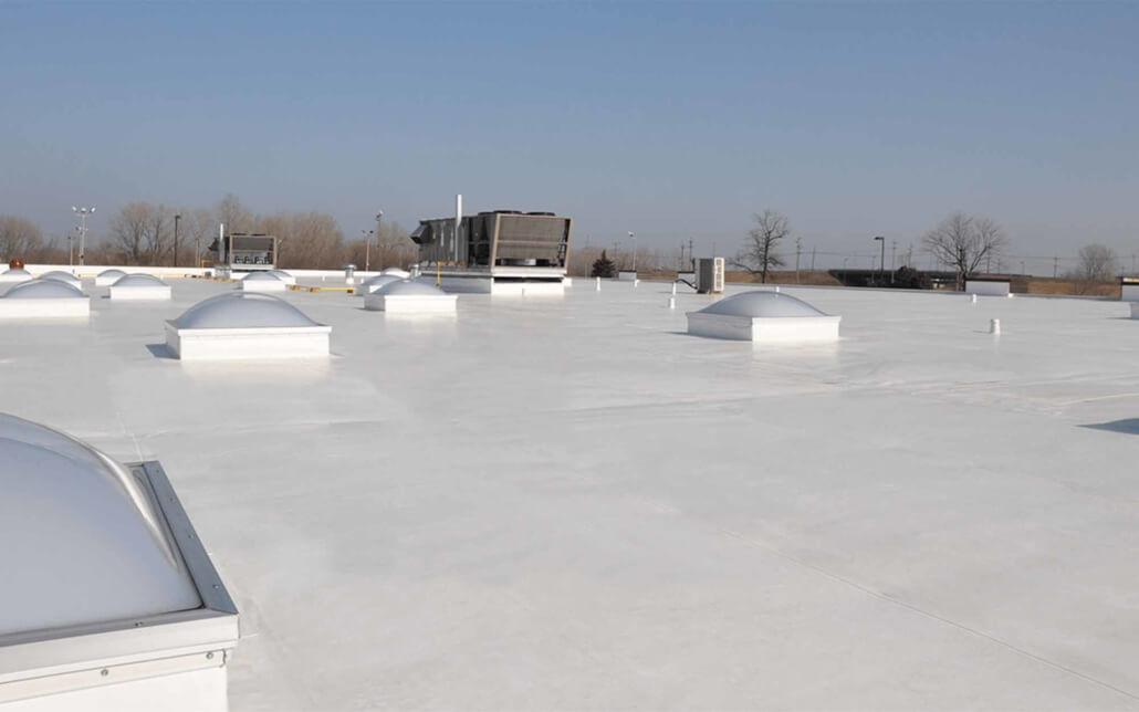 durolast single ply on a commercial rooftop